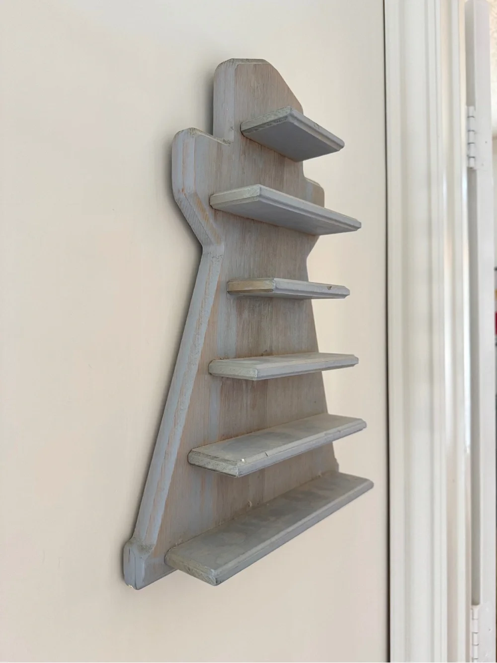 Vintage Lenox American Lighthouse Collection Wooden Display Shelf Made in USA
